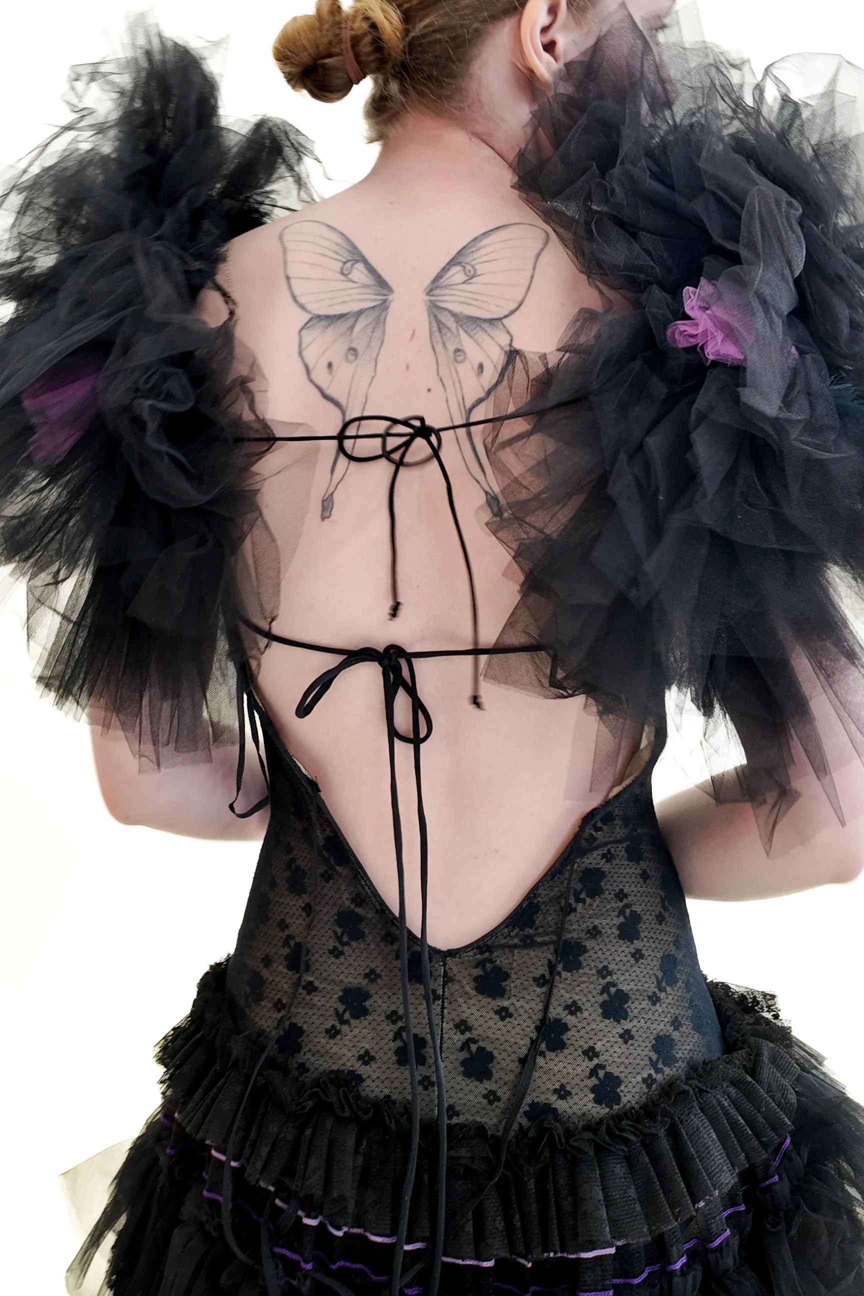 1977 Flamenco Style Corseted Dress worn by Monique Van Vooren