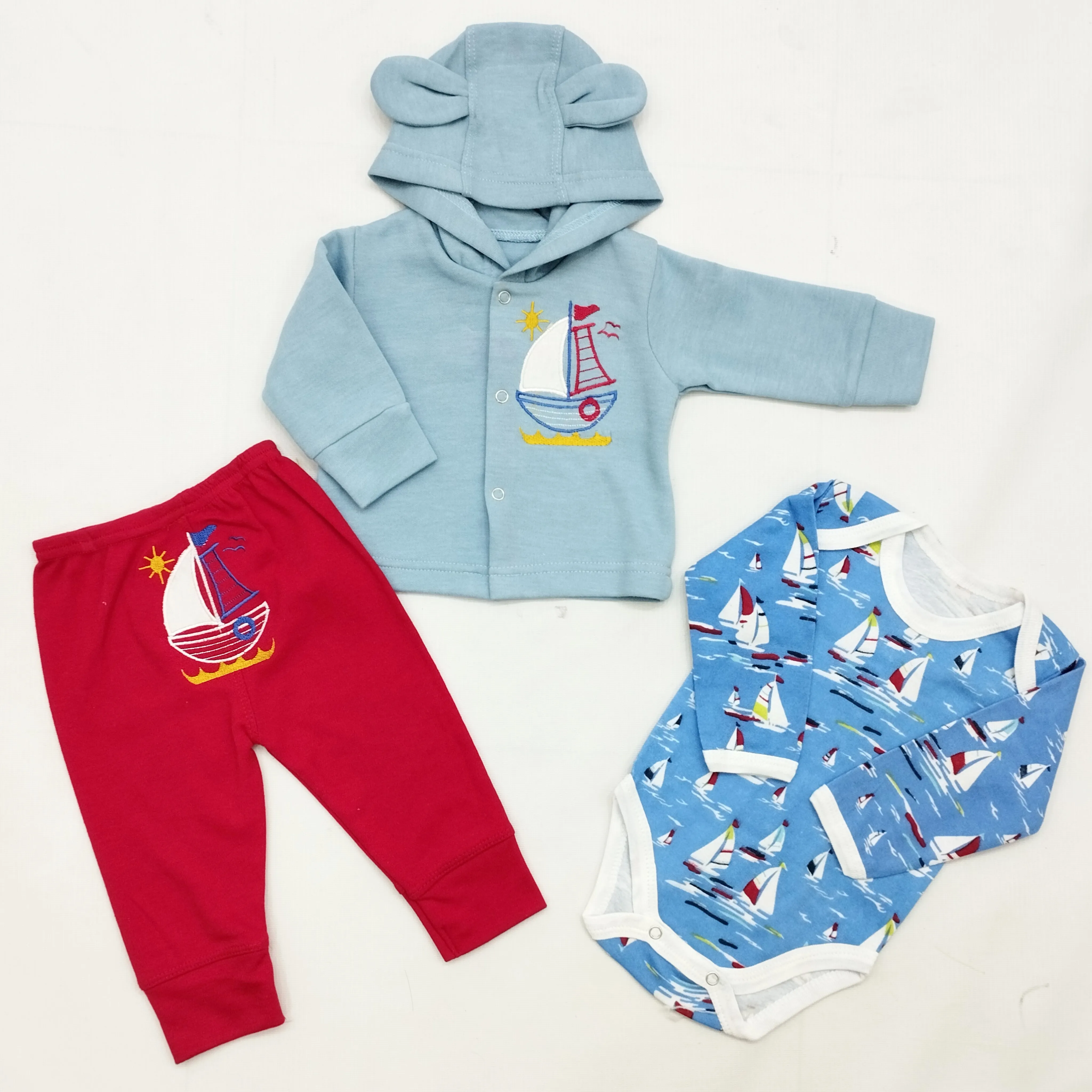 3 Pieces Suit Set - Ship