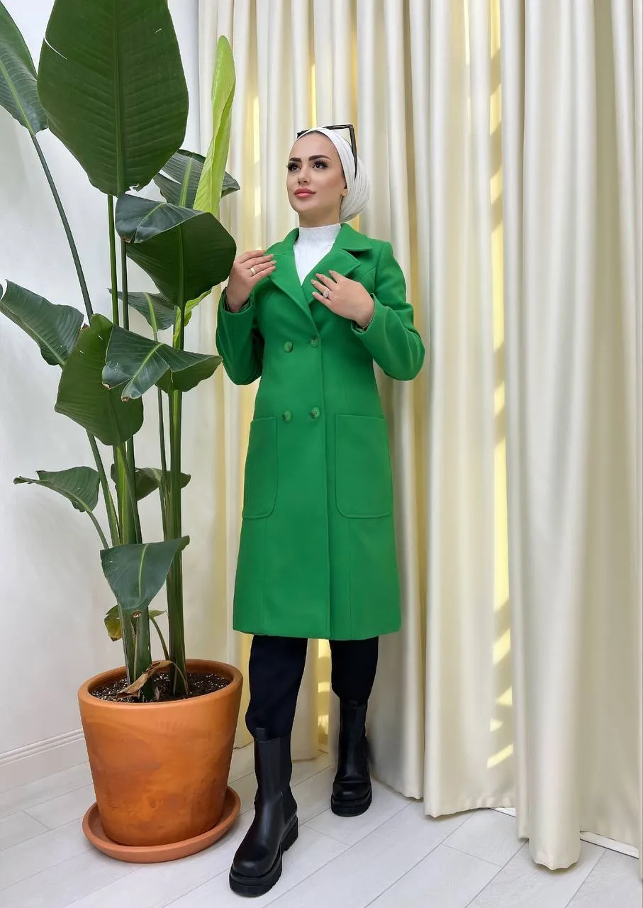 4 button midi Gogh coat