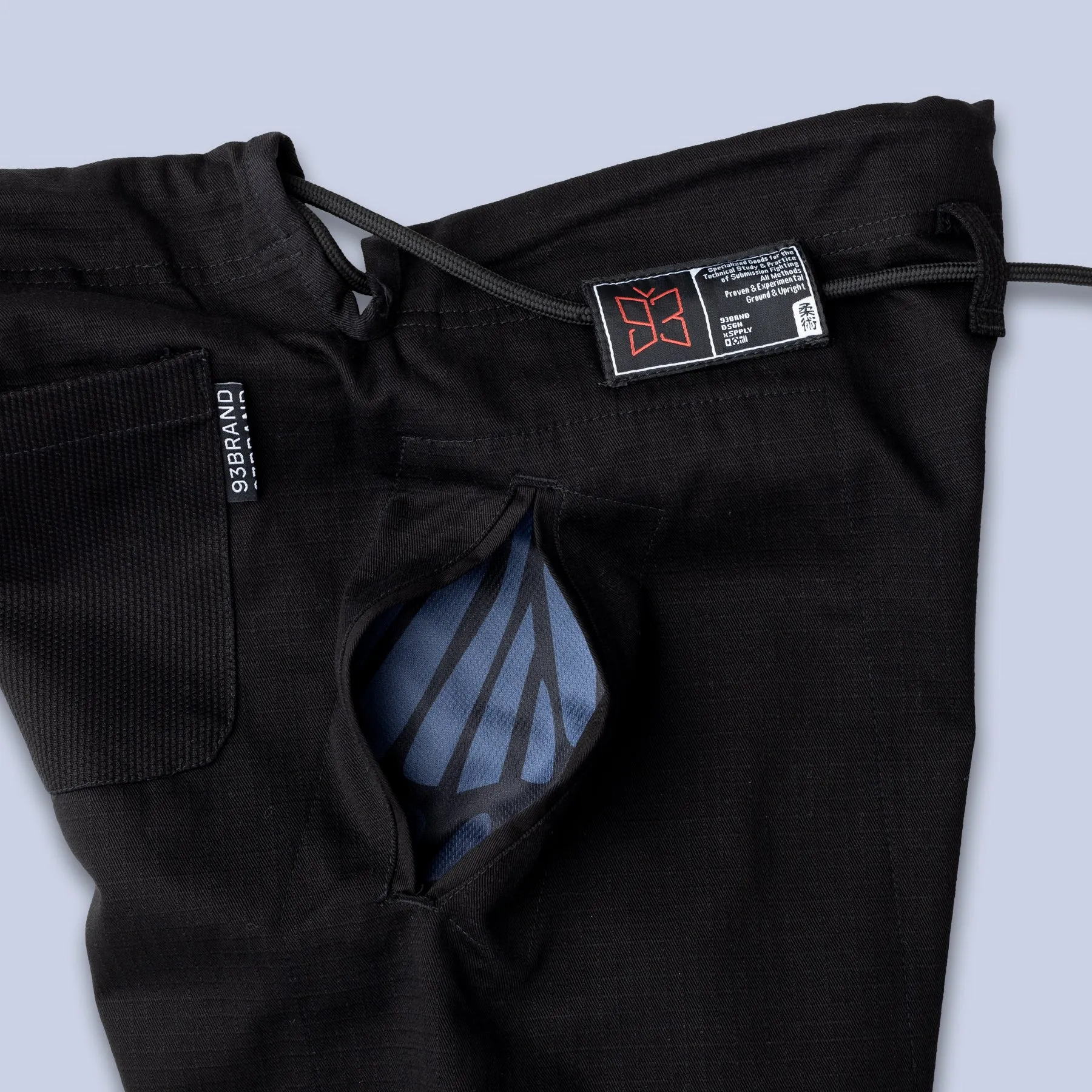 93brand Butterfly Originals Casual Gi Pants - Black