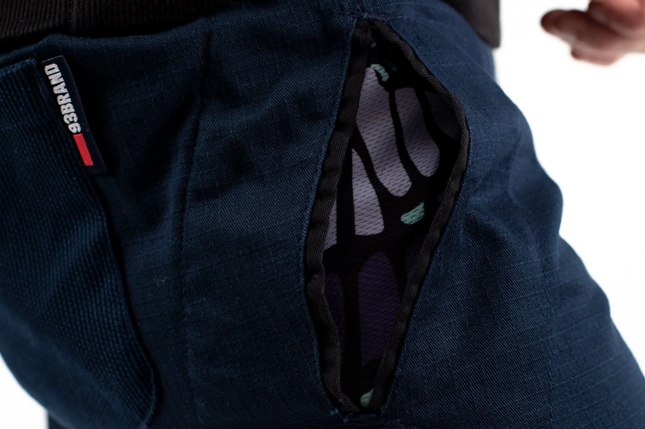 93brand "Butterfly Originals" Casual Gi Pants - Dark Blue