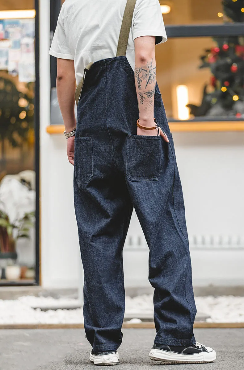 American Retro Marine Deck Straight Men's Overalls