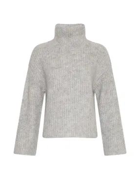 Annalisa M Pullover - Light Grey Melange