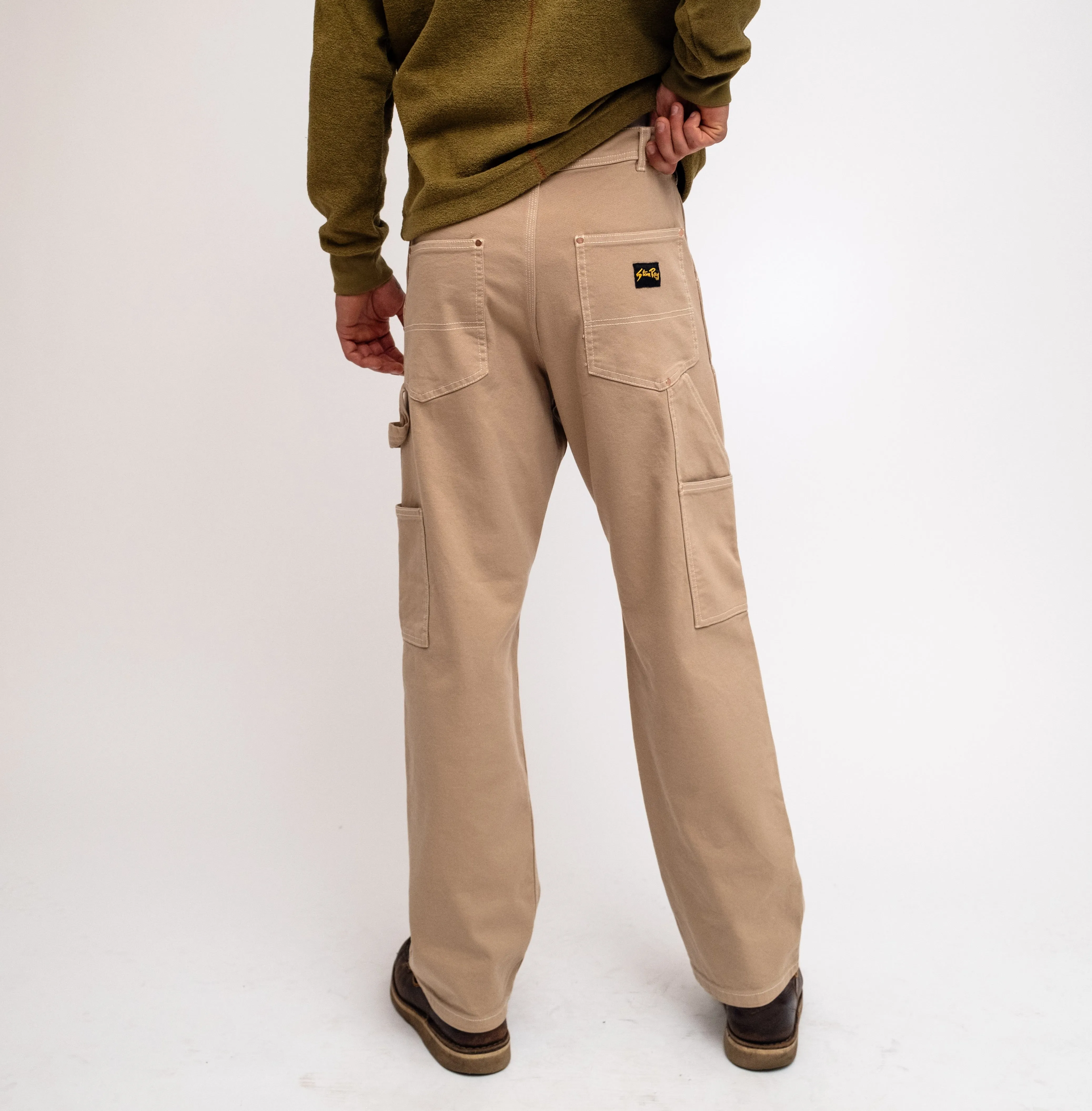 Antique Khaki Duck Double Knee Pant