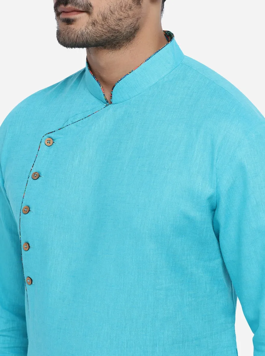 Aqua Blue Kurta | Azania