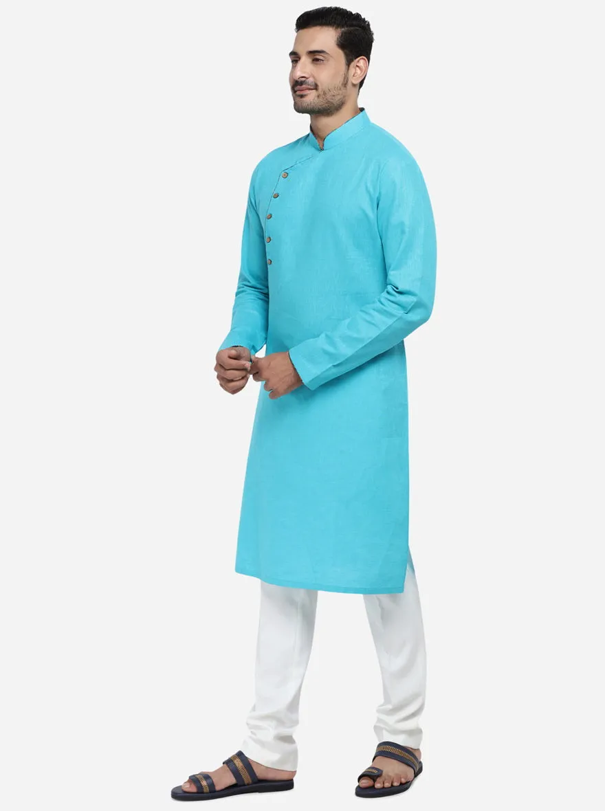 Aqua Blue Kurta | Azania