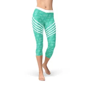 Aqua Energy Performance Capri Leggings