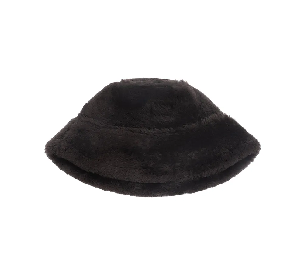 AUSTRALIAN SHEPHERD® Fluffy Sheepskin Wool Bucket Stacea Hat