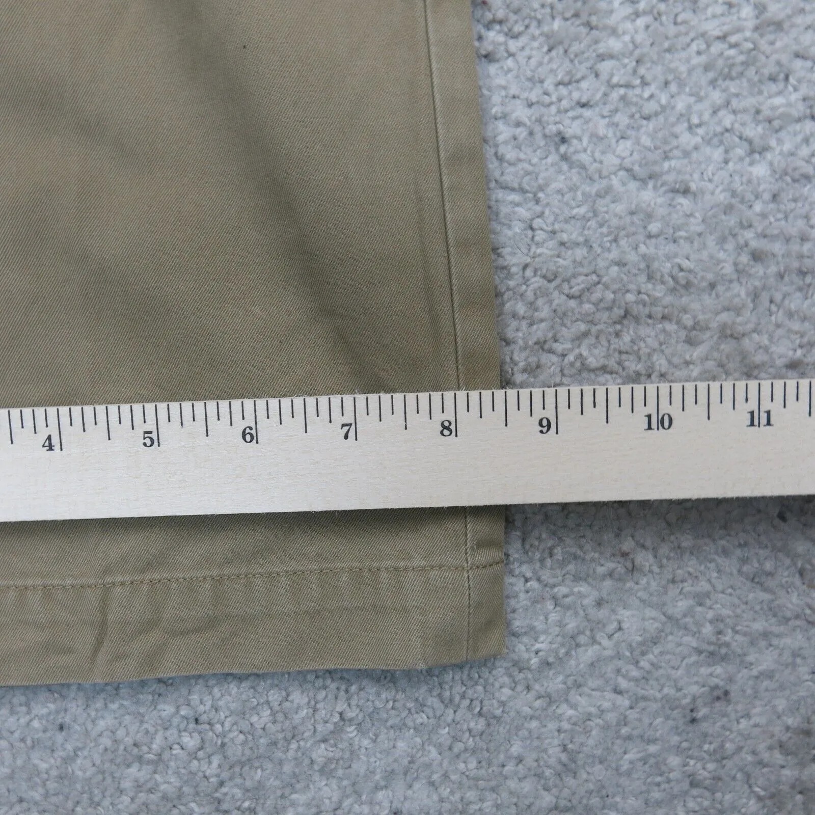 Banana Republic Mens Gavin Straight Fit Chino Pants Mid Rise Beige Size W33XL34