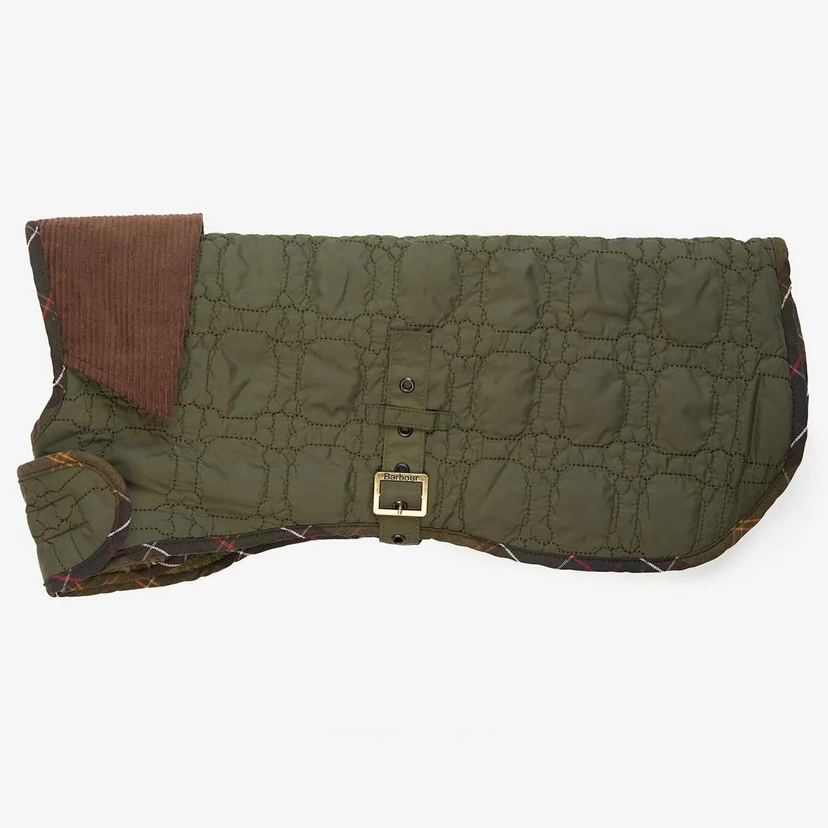 BARBOUR Dog Bone Quilted Dog Coat - Olive