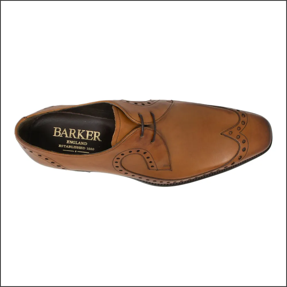 Barker Woody Chestnut Calf Derby^