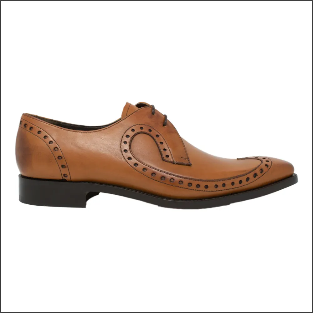 Barker Woody Chestnut Calf Derby^