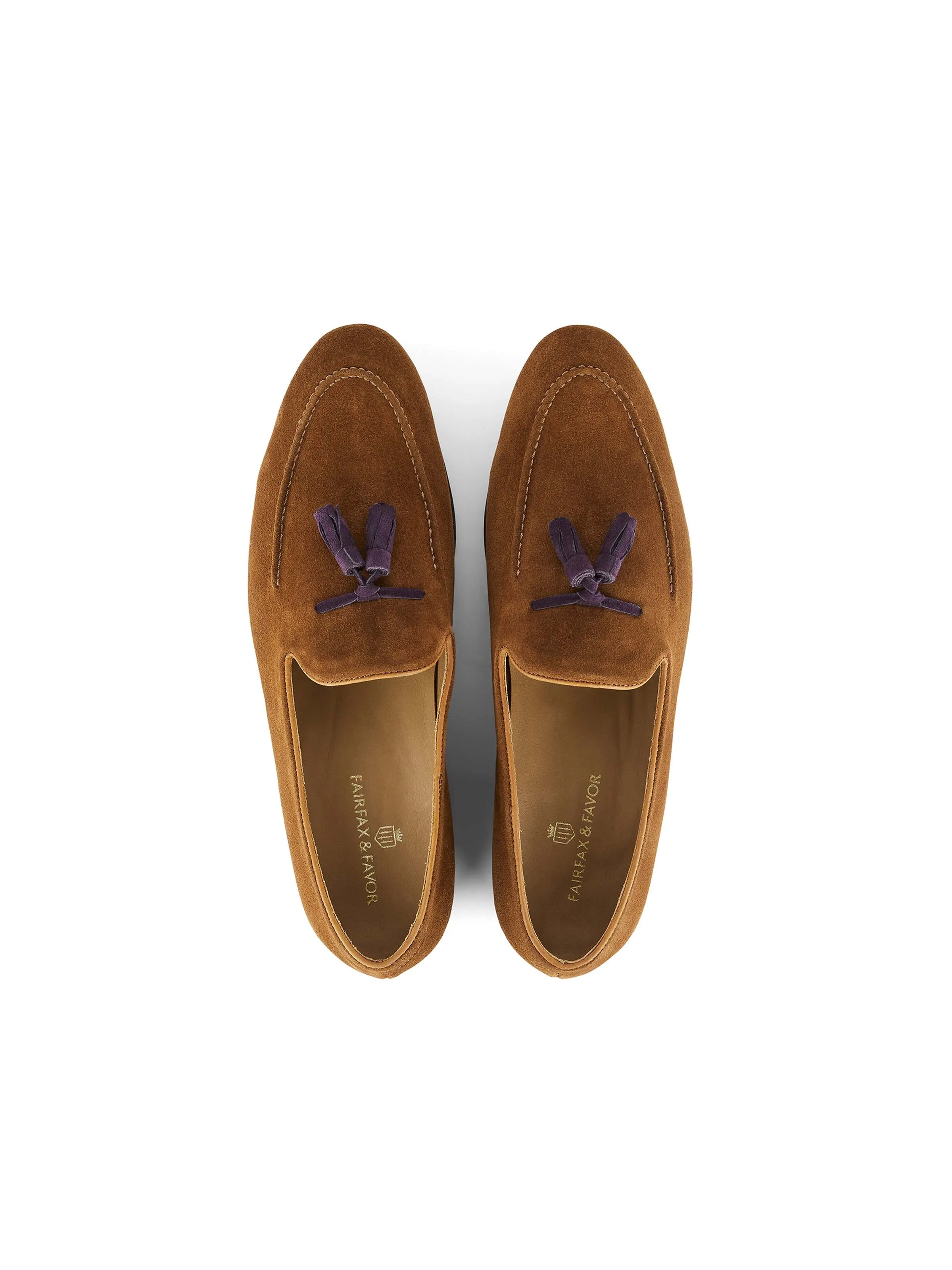 Bedingfeld - Cognac & Purple Suede