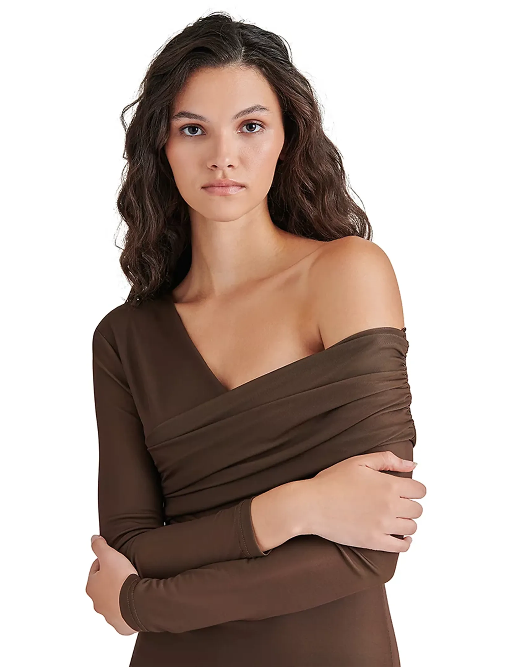 Bevelyn Dress, Cocoa