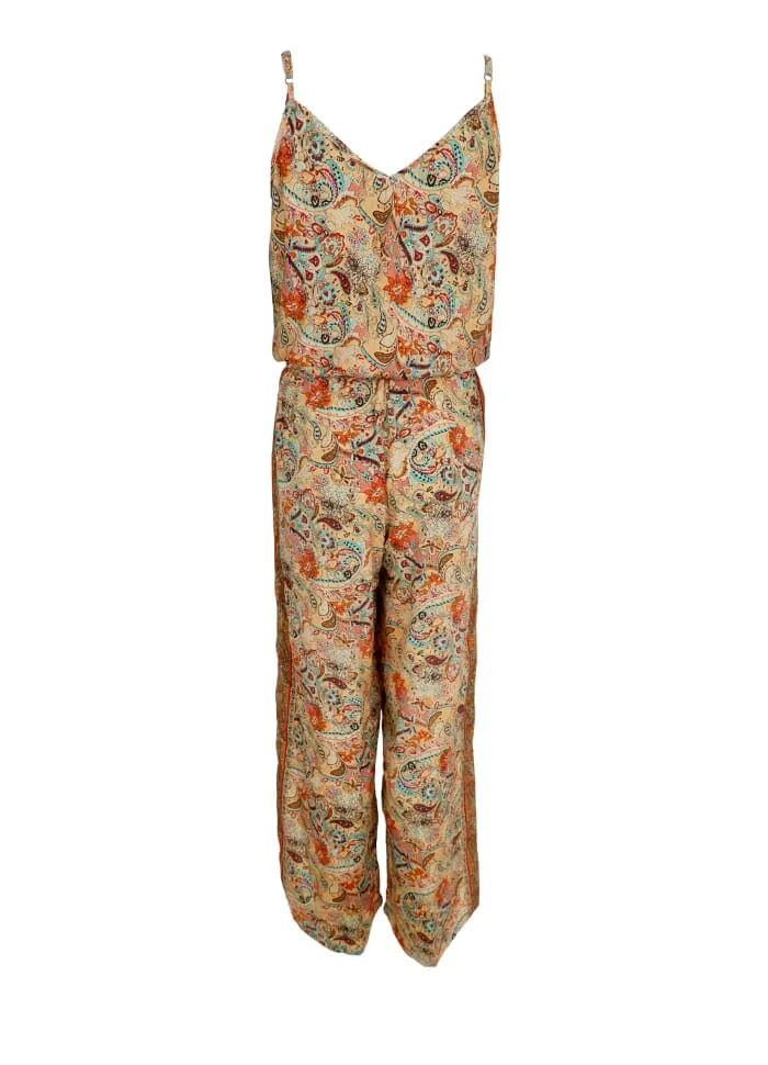 Black Colour - Bcluna Ella Jumpsuit - Botanical Peach