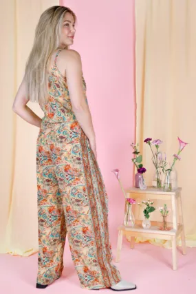 Black Colour - Bcluna Ella Jumpsuit - Botanical Peach