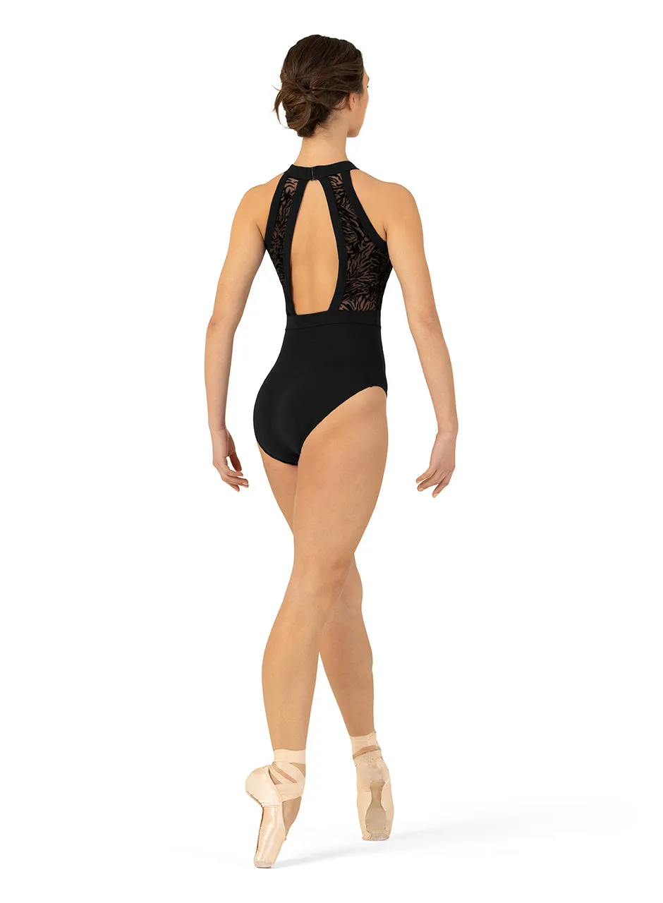 Bloch L1085 Sahara Open-Back Halter Leo