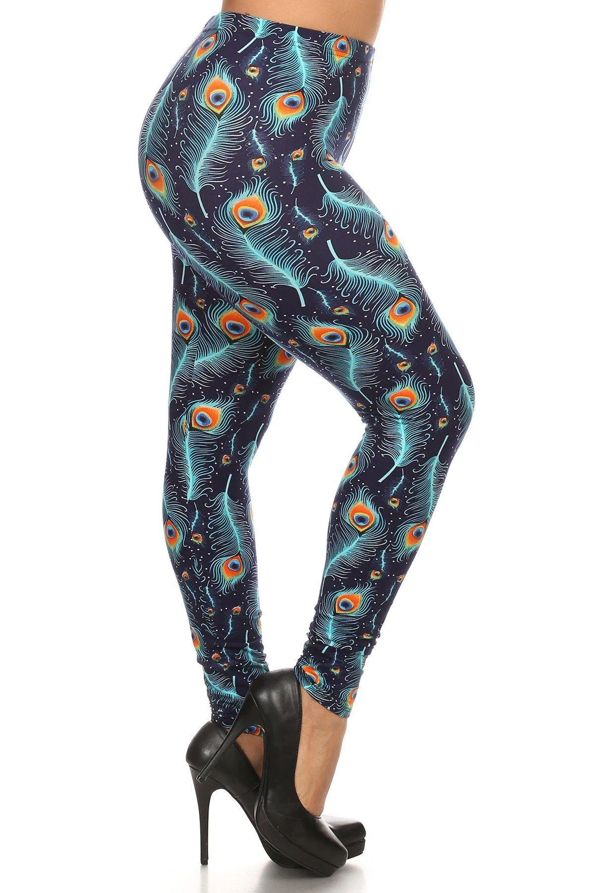 Blue Zone Planet |  Bella's Plus Size Print Leggings