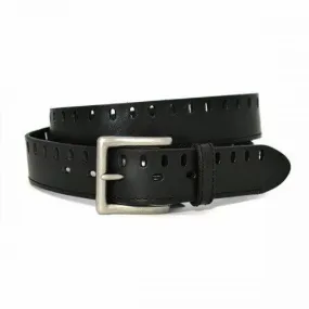 BOBBY - Mens Black Genuine Leather Belt