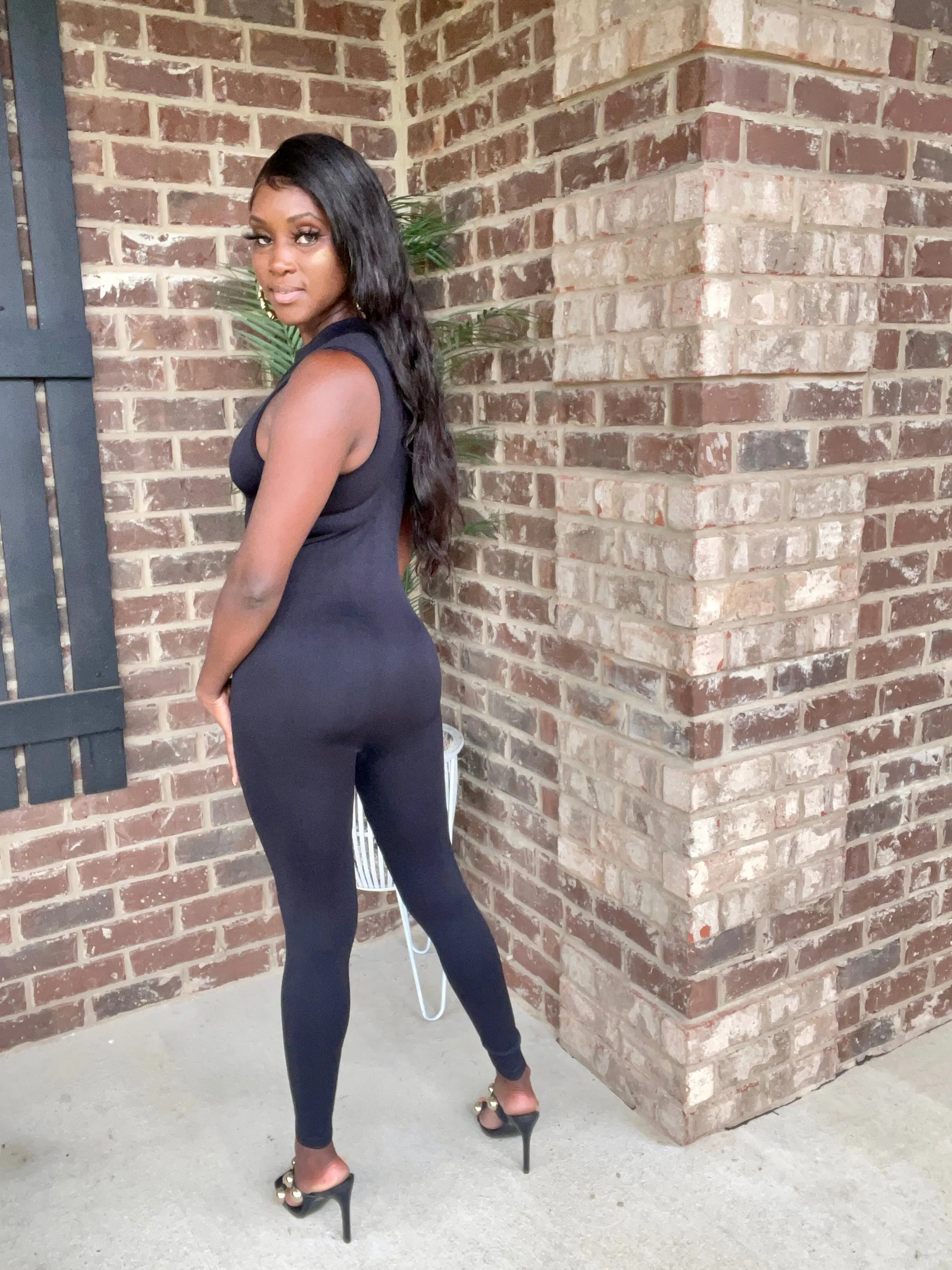 Body Con Jumpsuit | Black - FINAL SALE