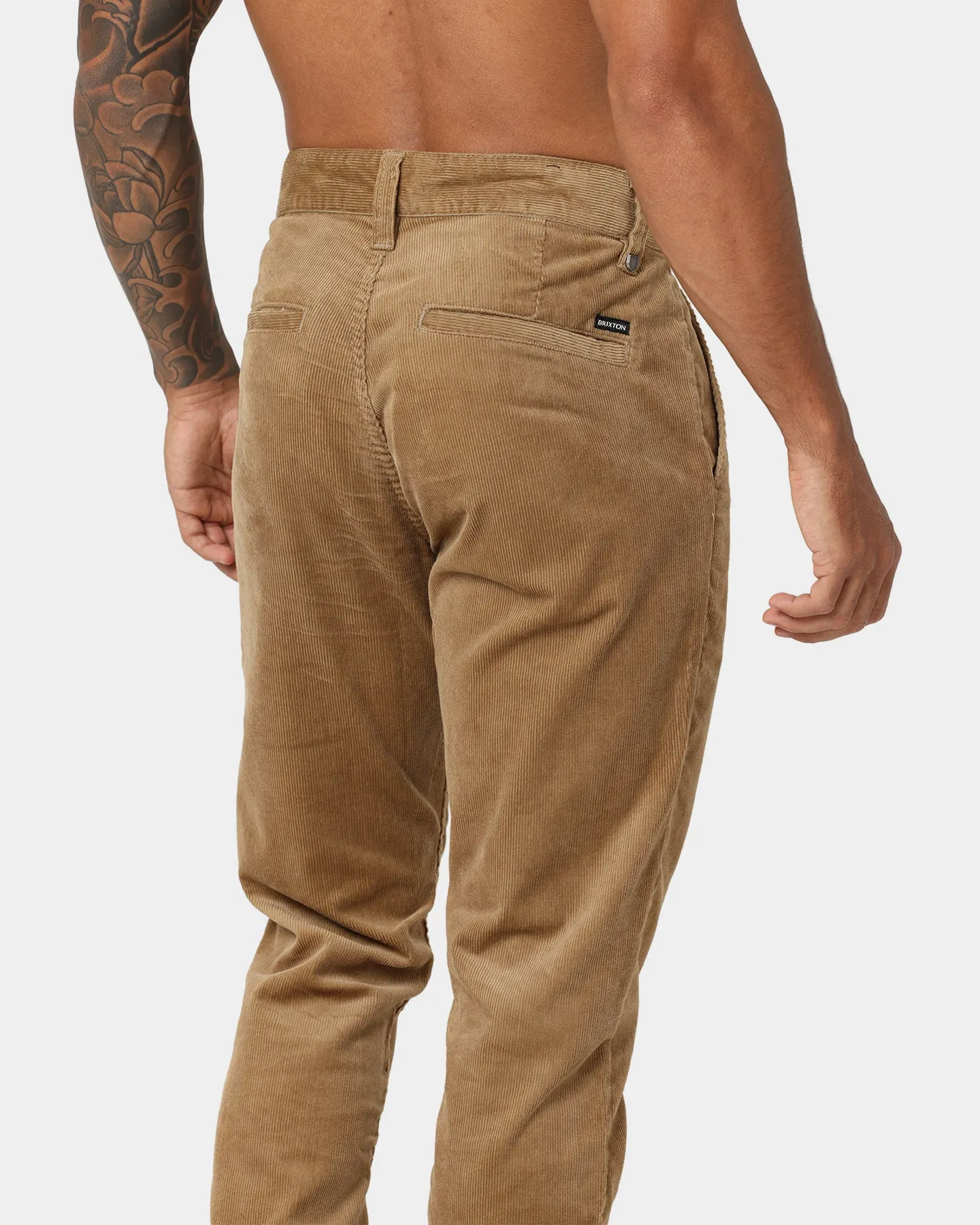 Brixton Choice Chino Pants Khaki Cord