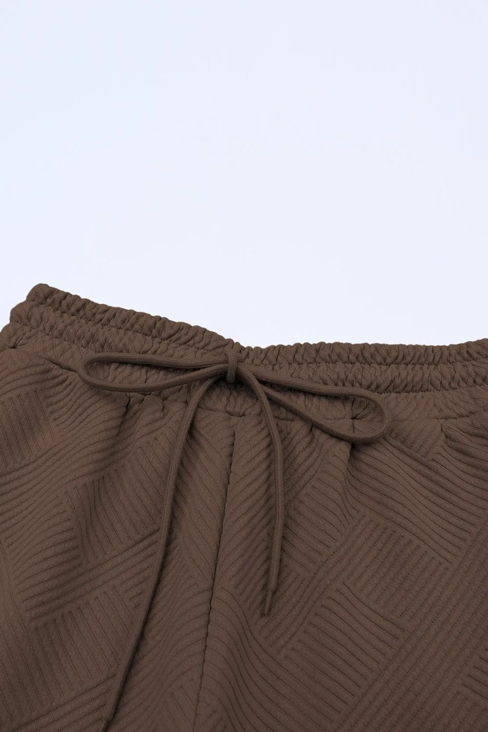 Brown Knitted Pant and Top Set