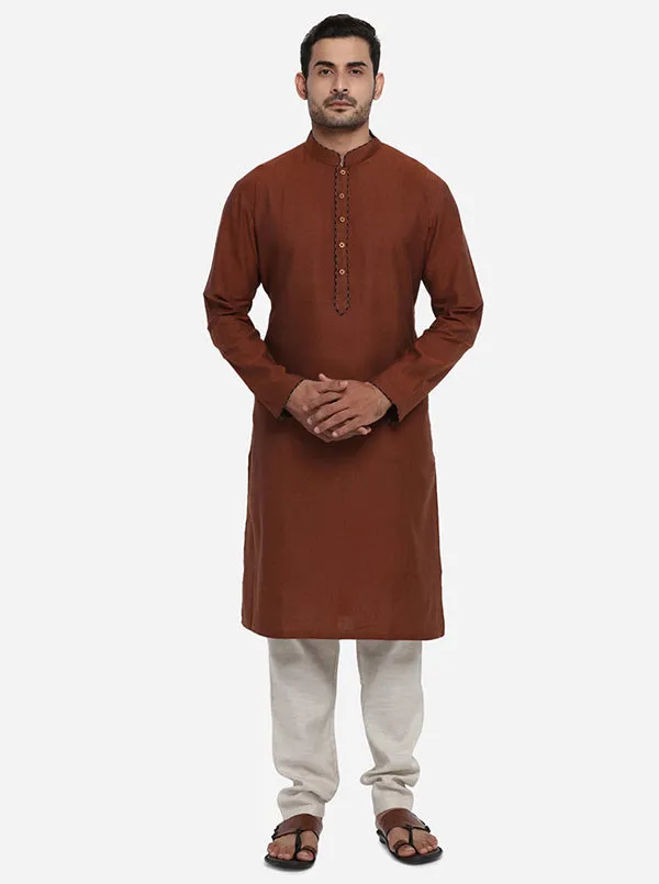 Brown Kurta | Azania