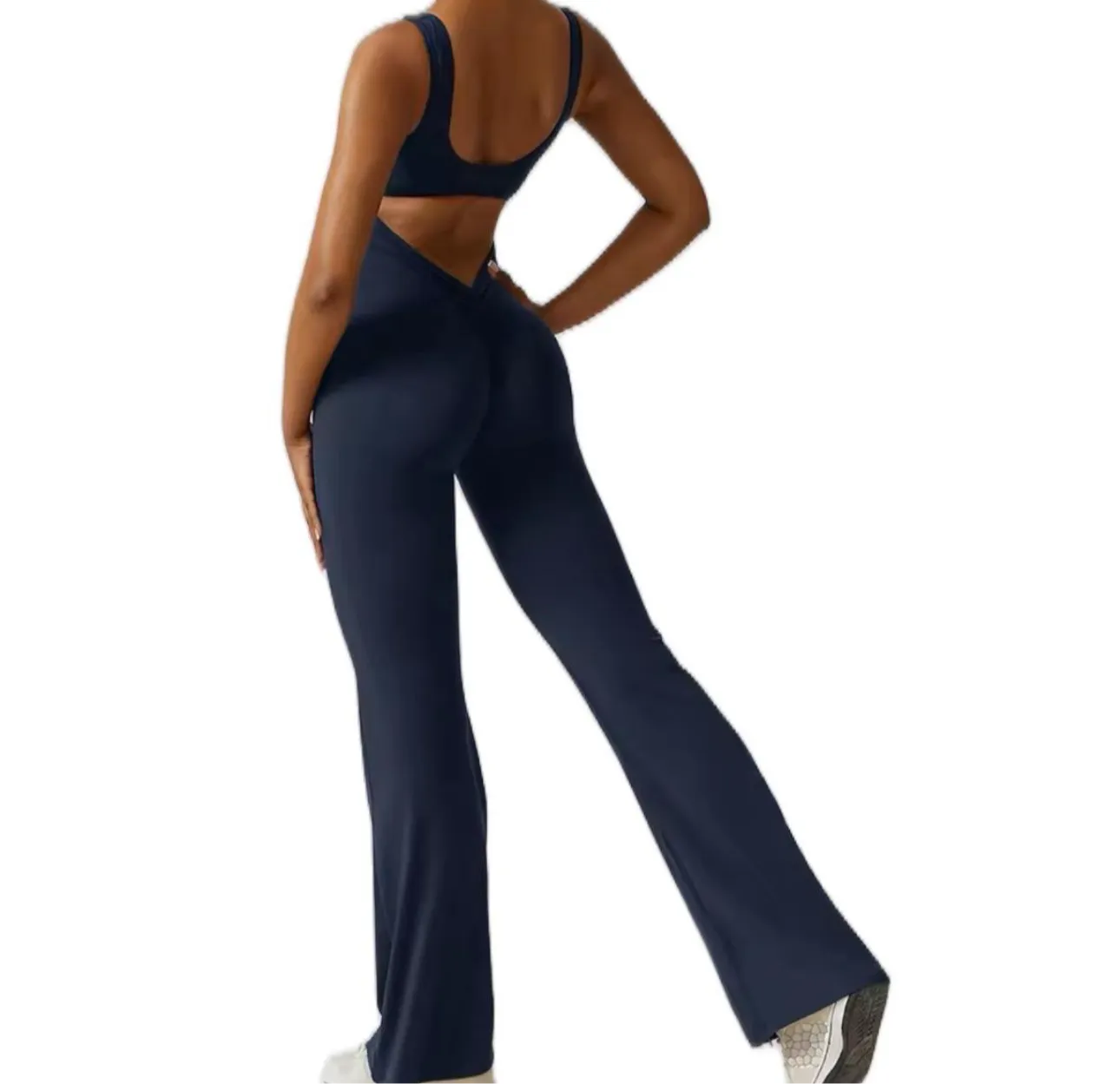 BTR Sculpt Sports Open Back Jumpsuit