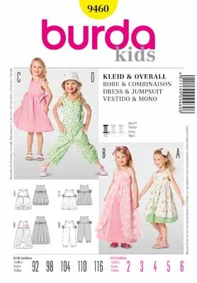 BURDA - 9460 Child Dress/Jumpsuit