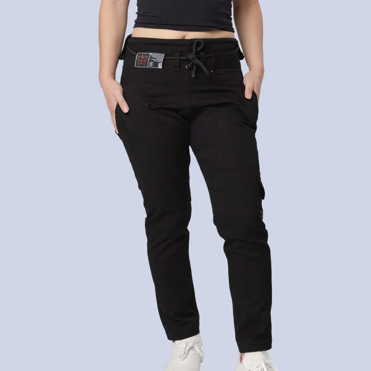 BUTTERFLY ORIGINALS Women's Casual Gi Pants - Black