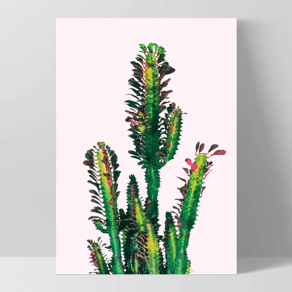 Cactus Succulent Tower - Art Print