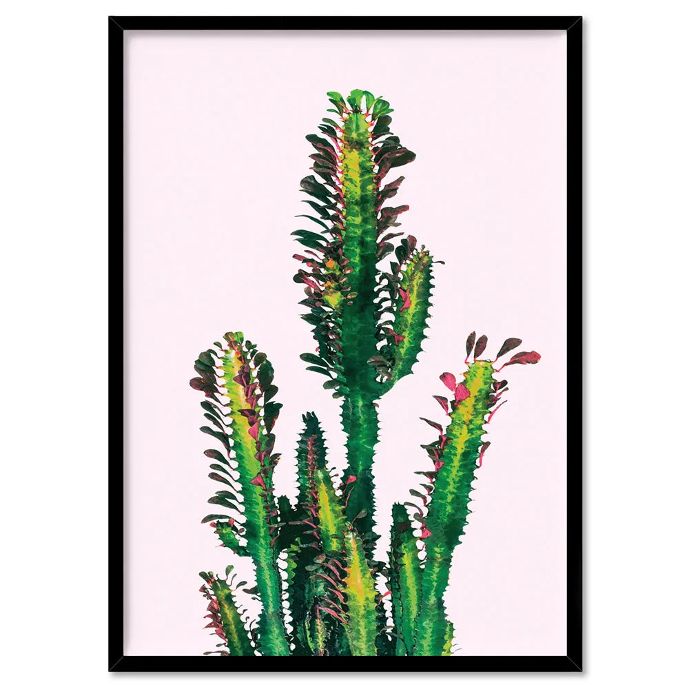 Cactus Succulent Tower - Art Print