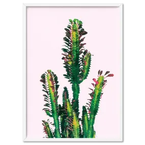 Cactus Succulent Tower - Art Print