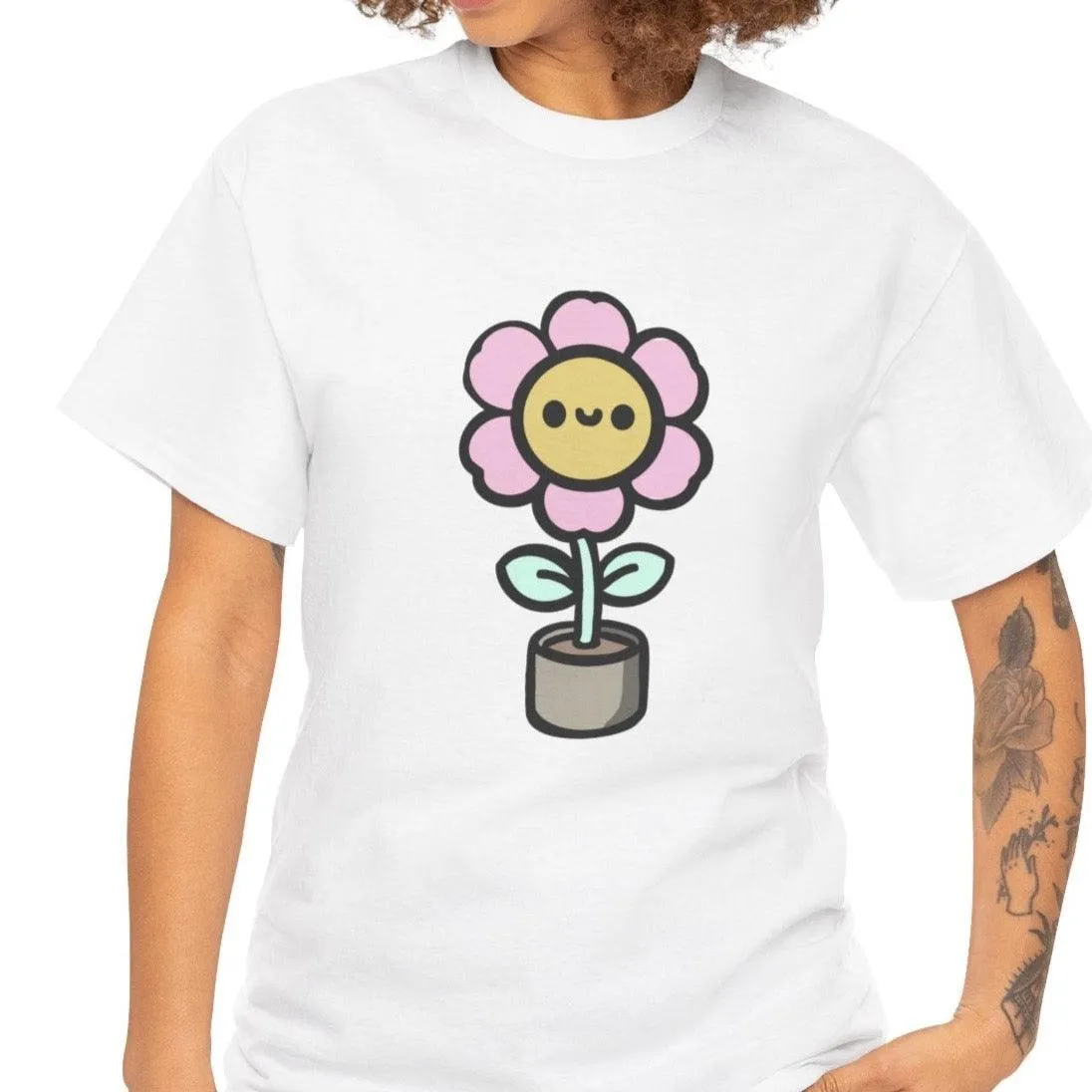 Cartoon Flower T-shirt