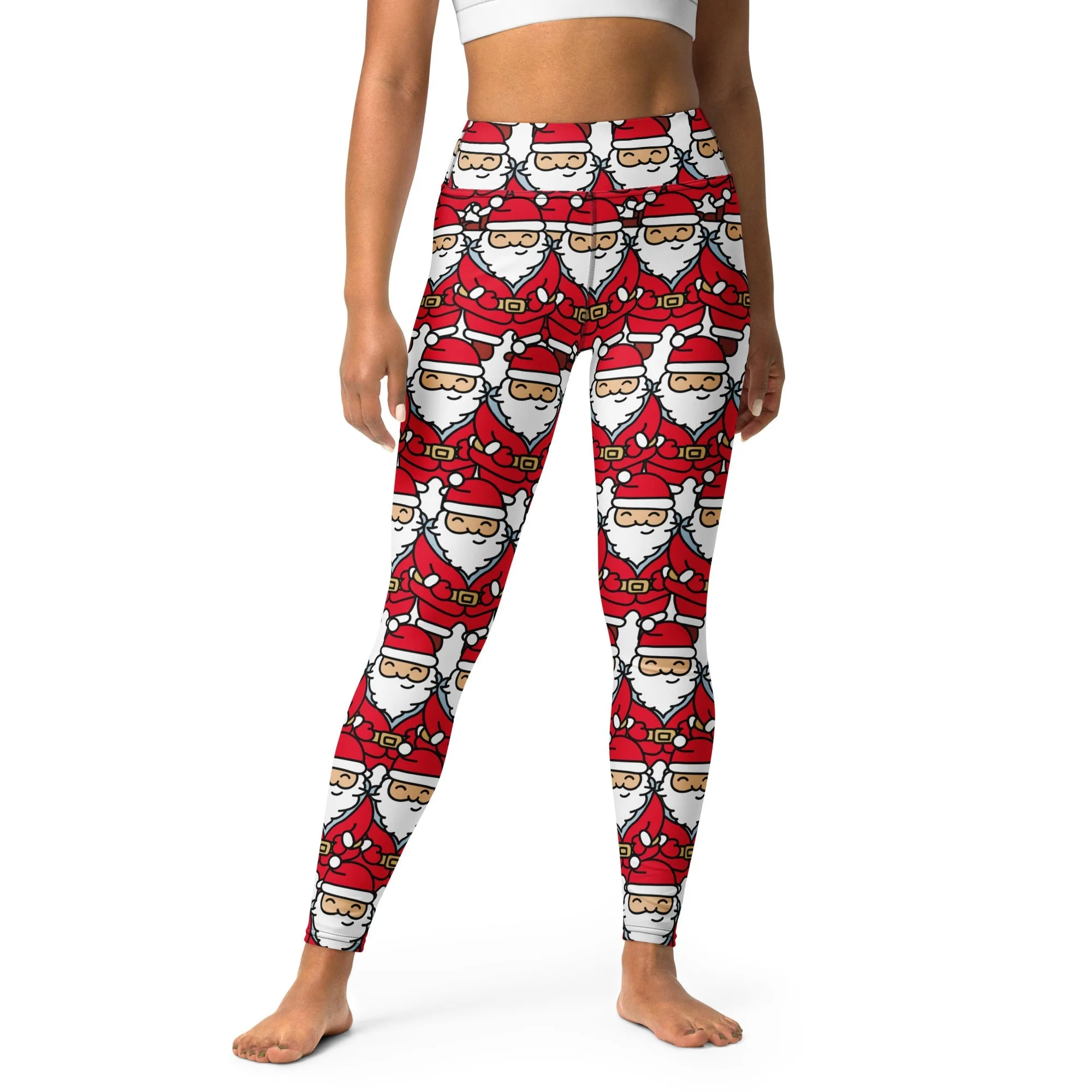 Cartoon Santa Yoga Leggings