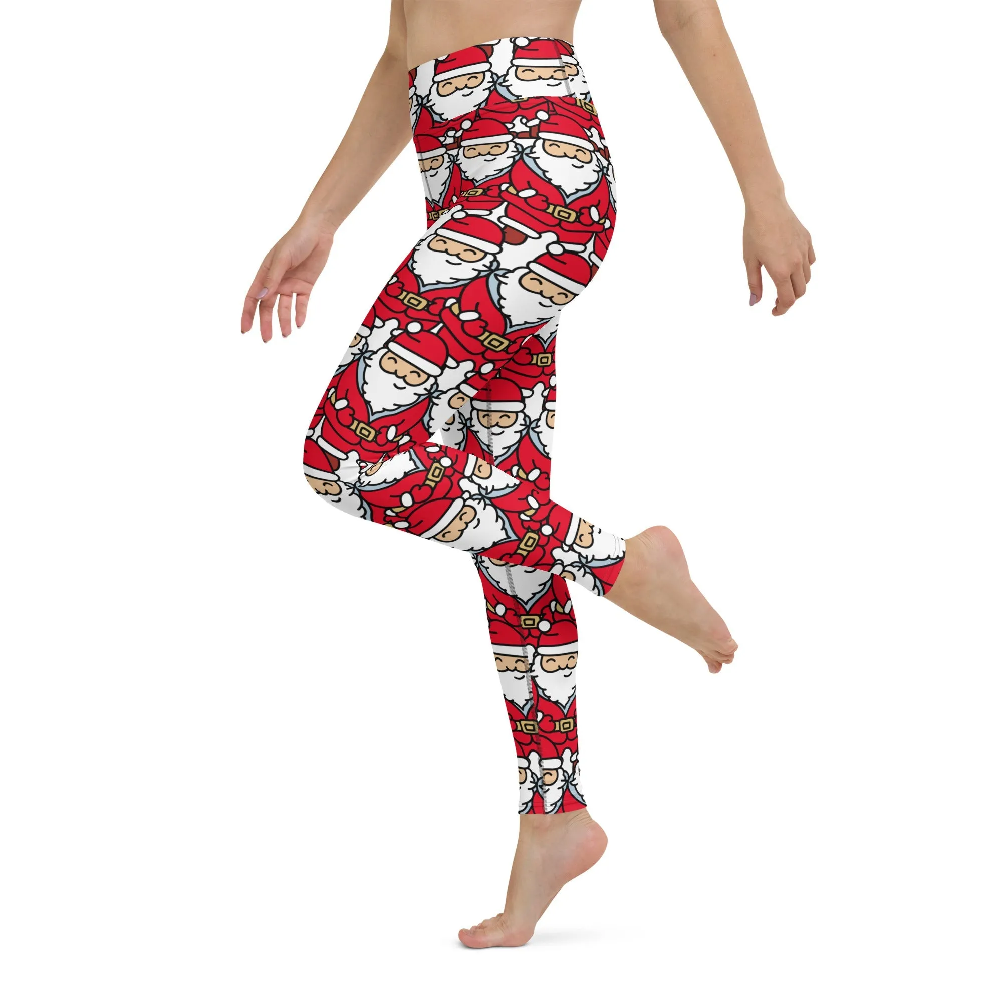 Cartoon Santa Yoga Leggings