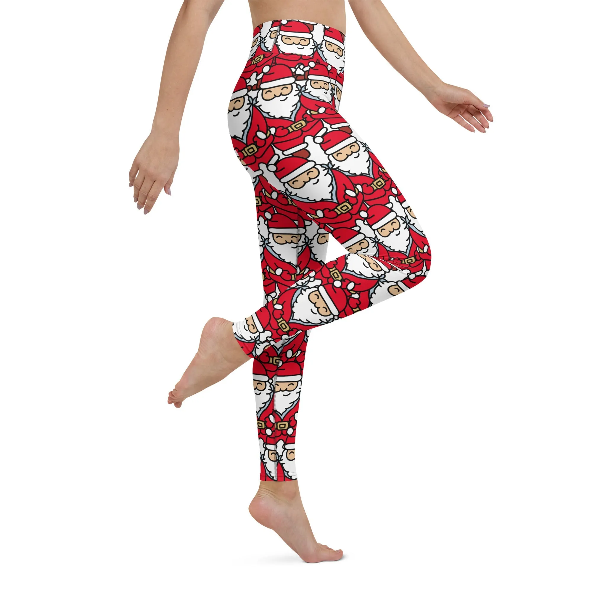 Cartoon Santa Yoga Leggings