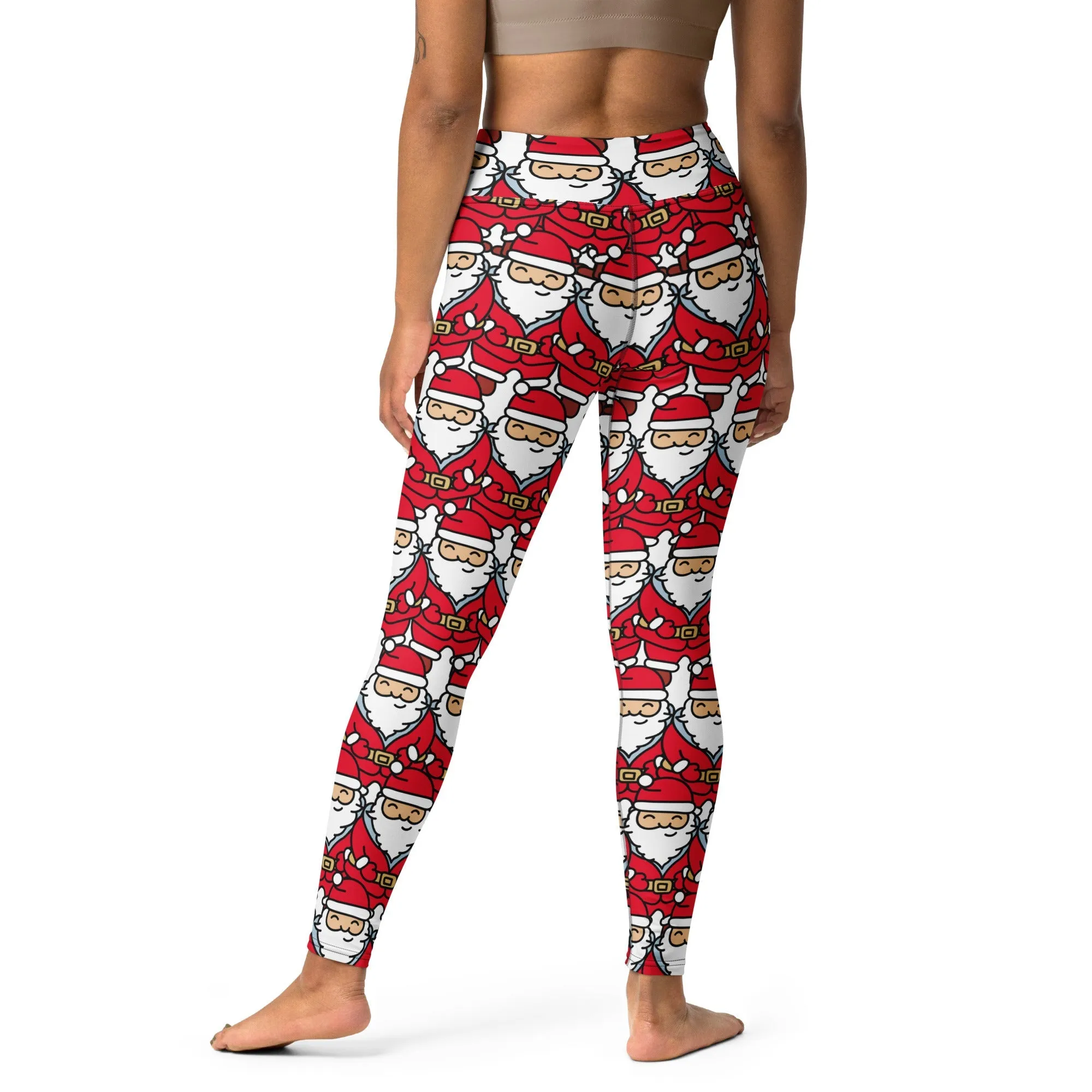 Cartoon Santa Yoga Leggings