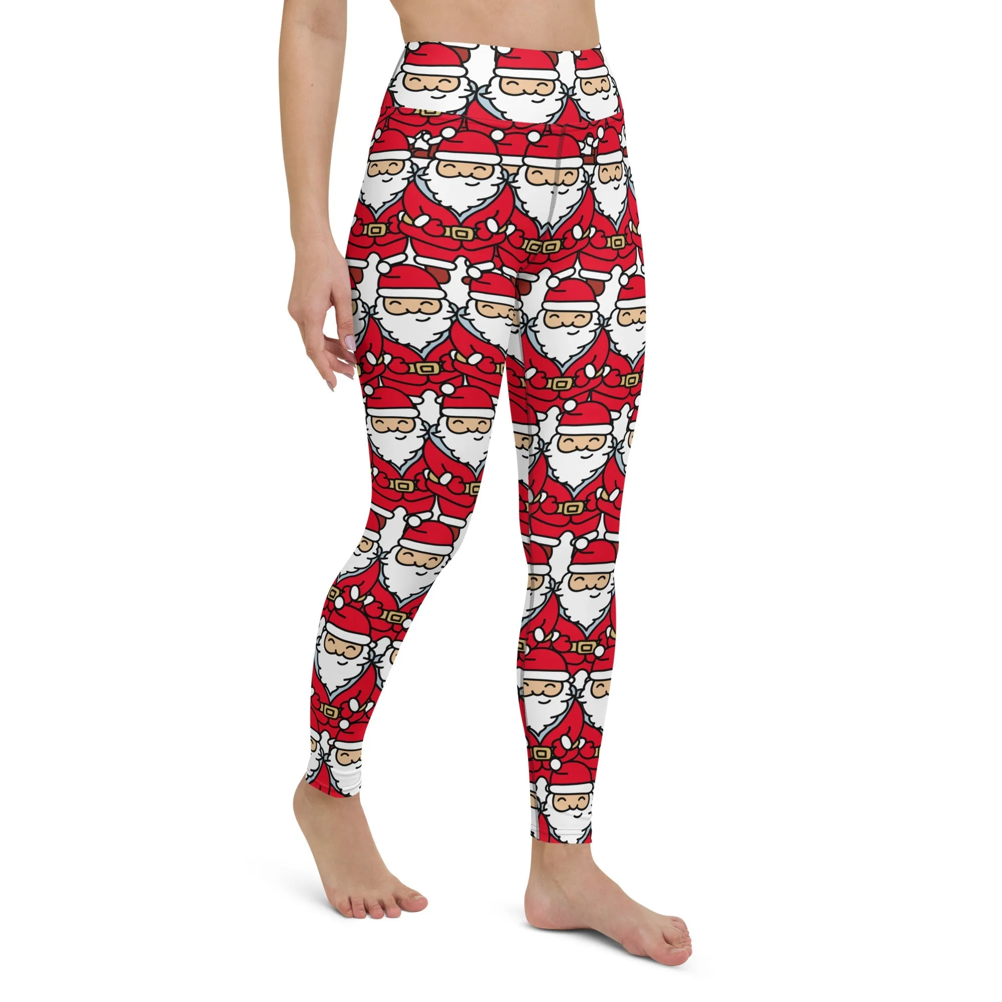 Cartoon Santa Yoga Leggings