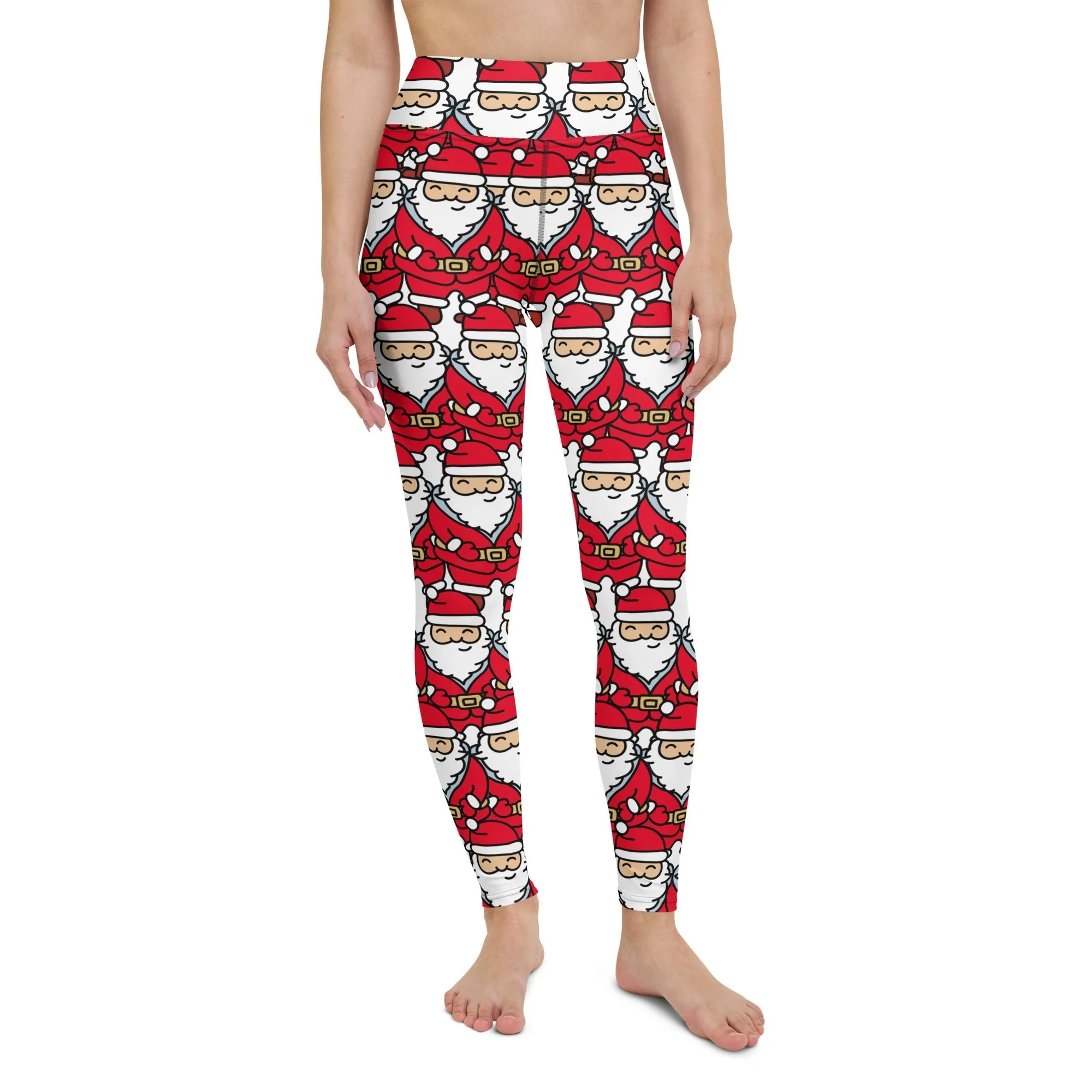 Cartoon Santa Yoga Leggings