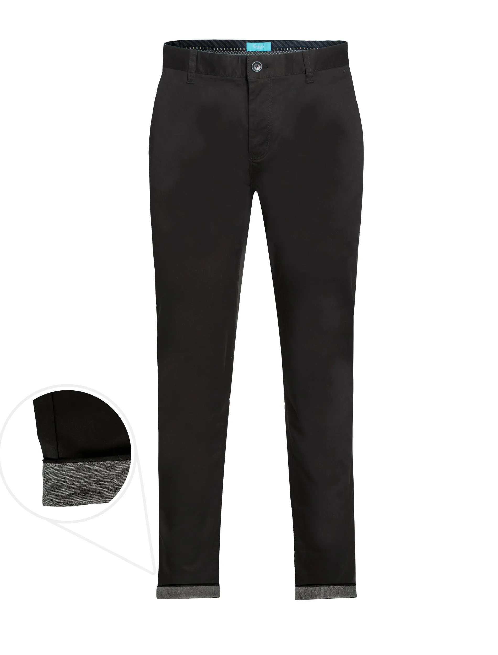 Chinos Cotton Stretch  in  Black