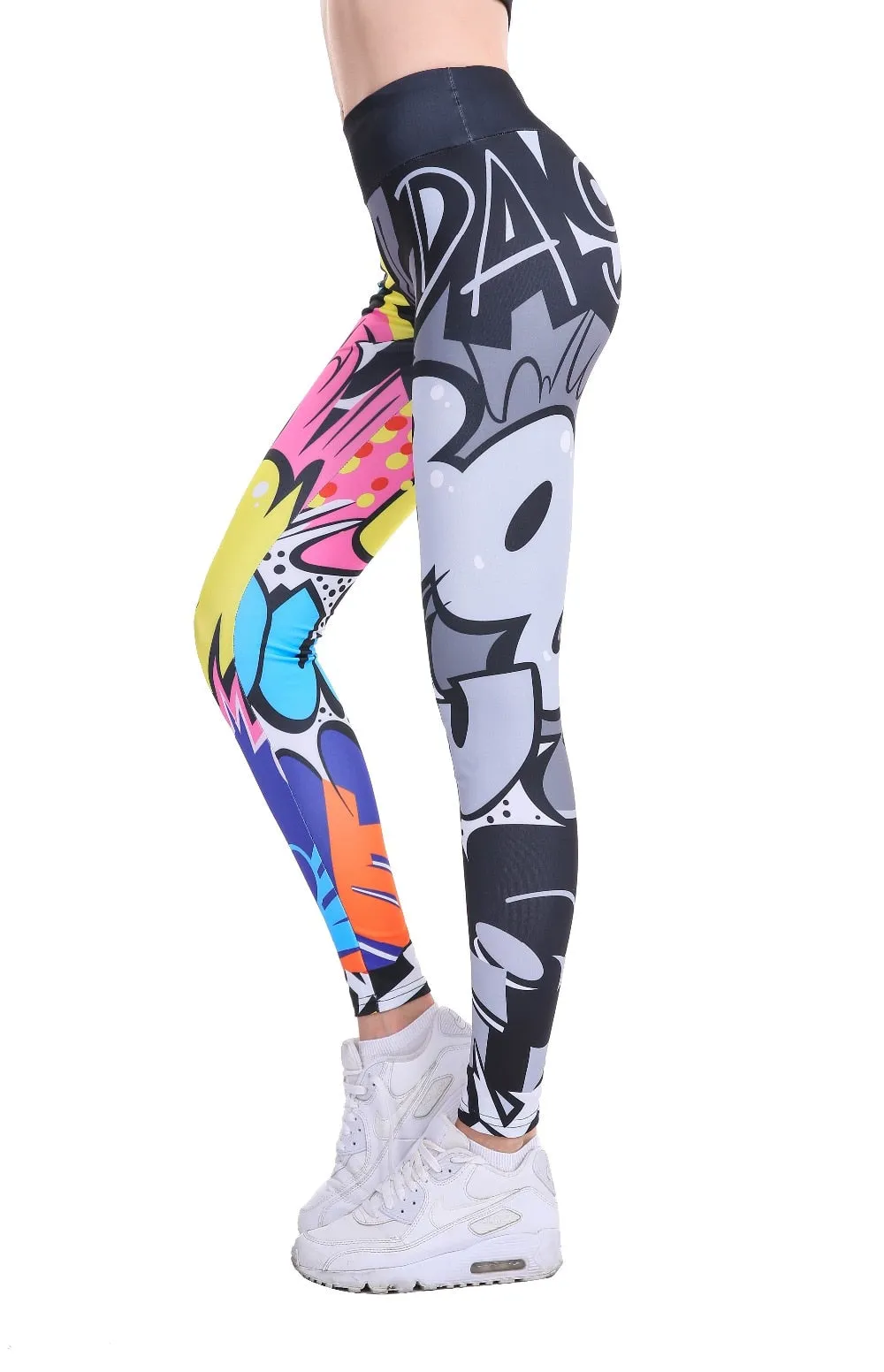 CHRLEISURE Digital Printing Workout Leggings High Waist