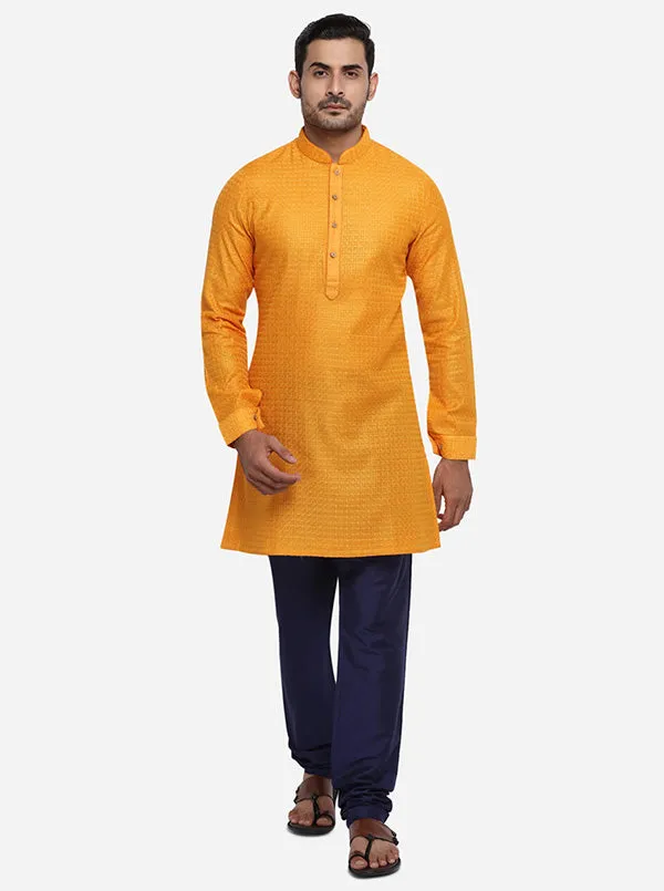 Chrome Yellow Kurta | Azania