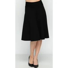 Circle Skirt Black By KMW: 29"