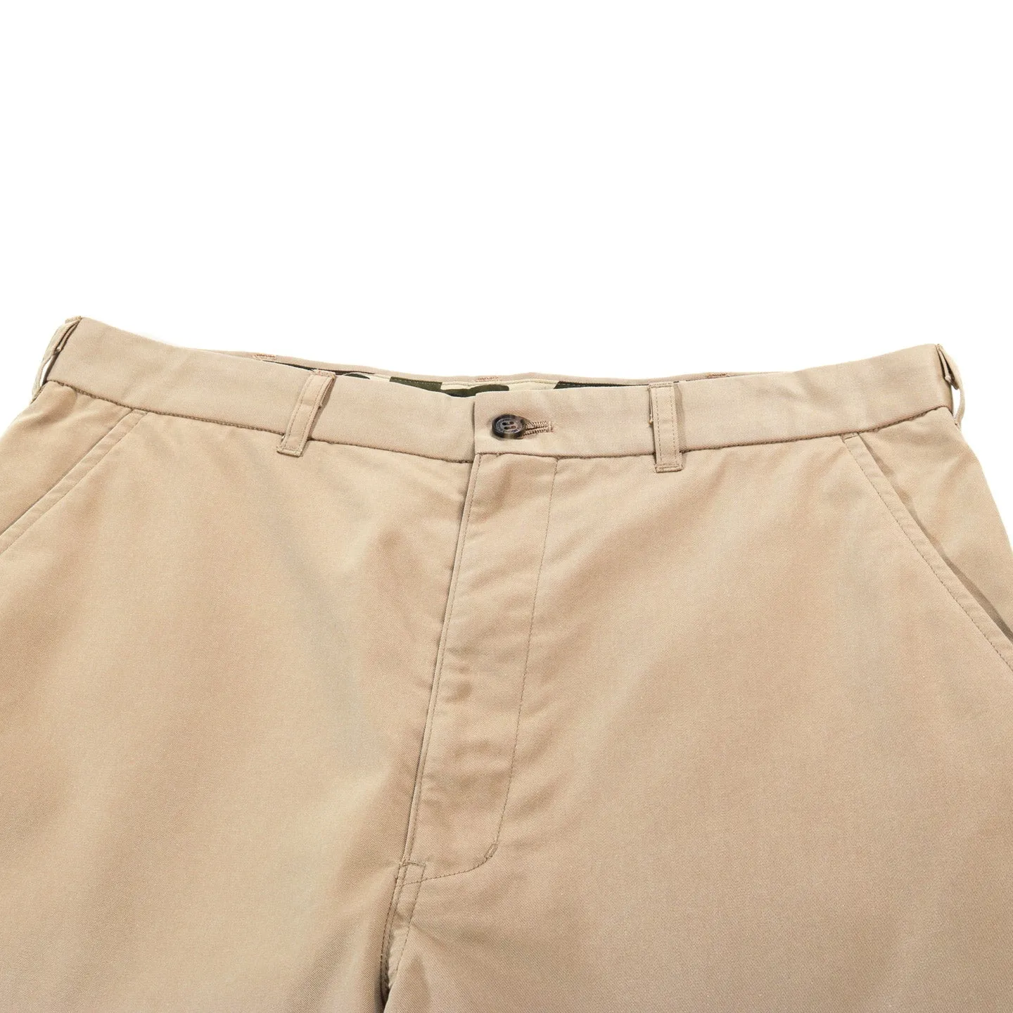 COMME DES GARCONS HOMME P006 WIDE CHINO PANT BEIGE