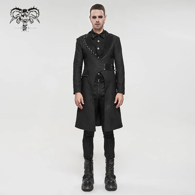 CT185 Everyday punk gentleman midi coat