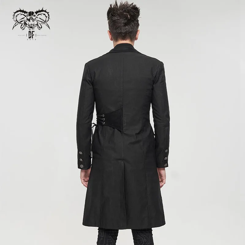 CT185 Everyday punk gentleman midi coat