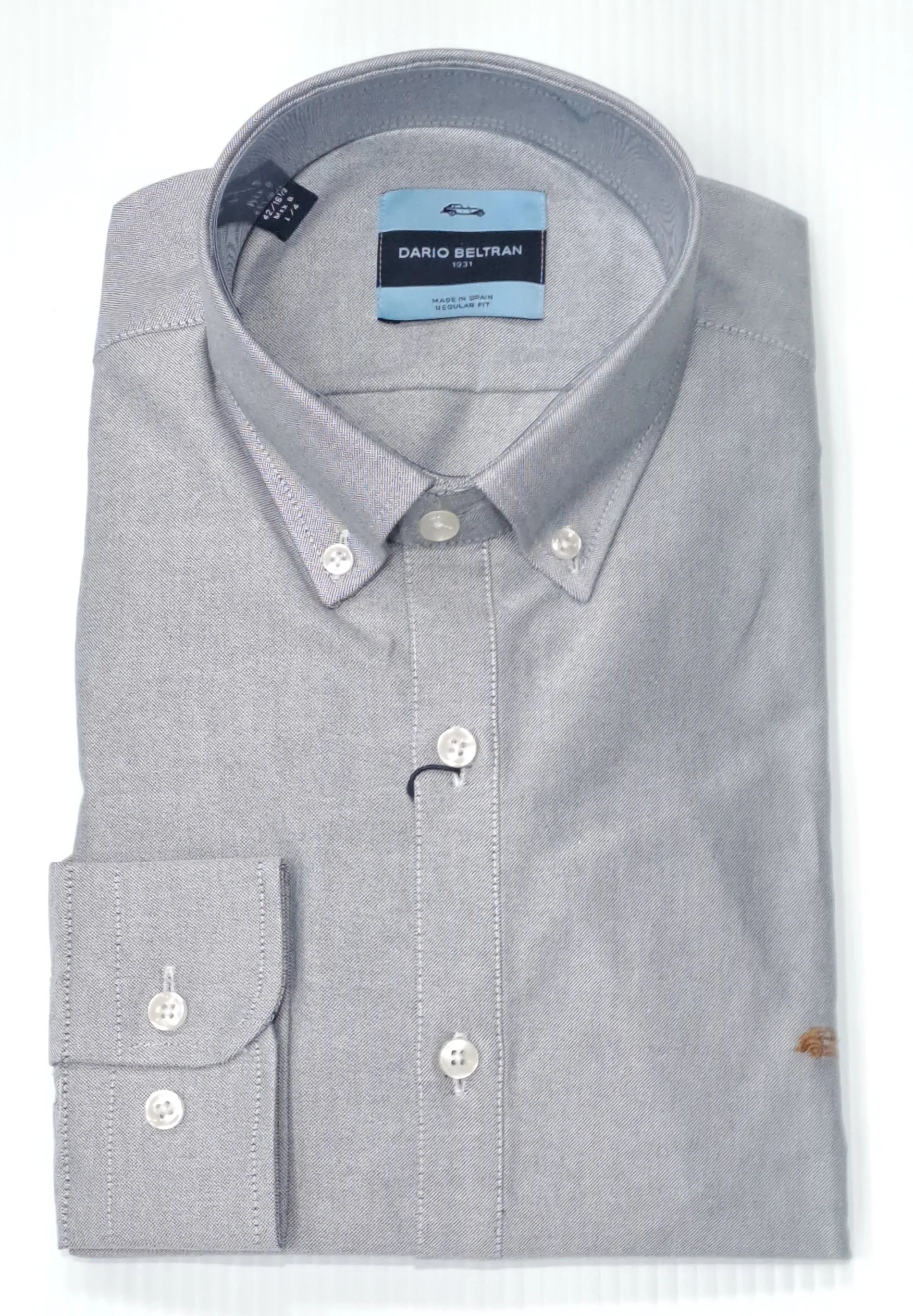 Dario Beltran Zamina Long Sleeve Shirt 2364 - Grey