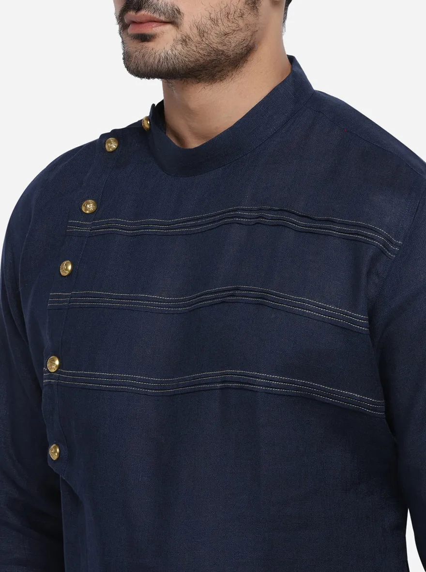 Dark Blue Kurta | Azania