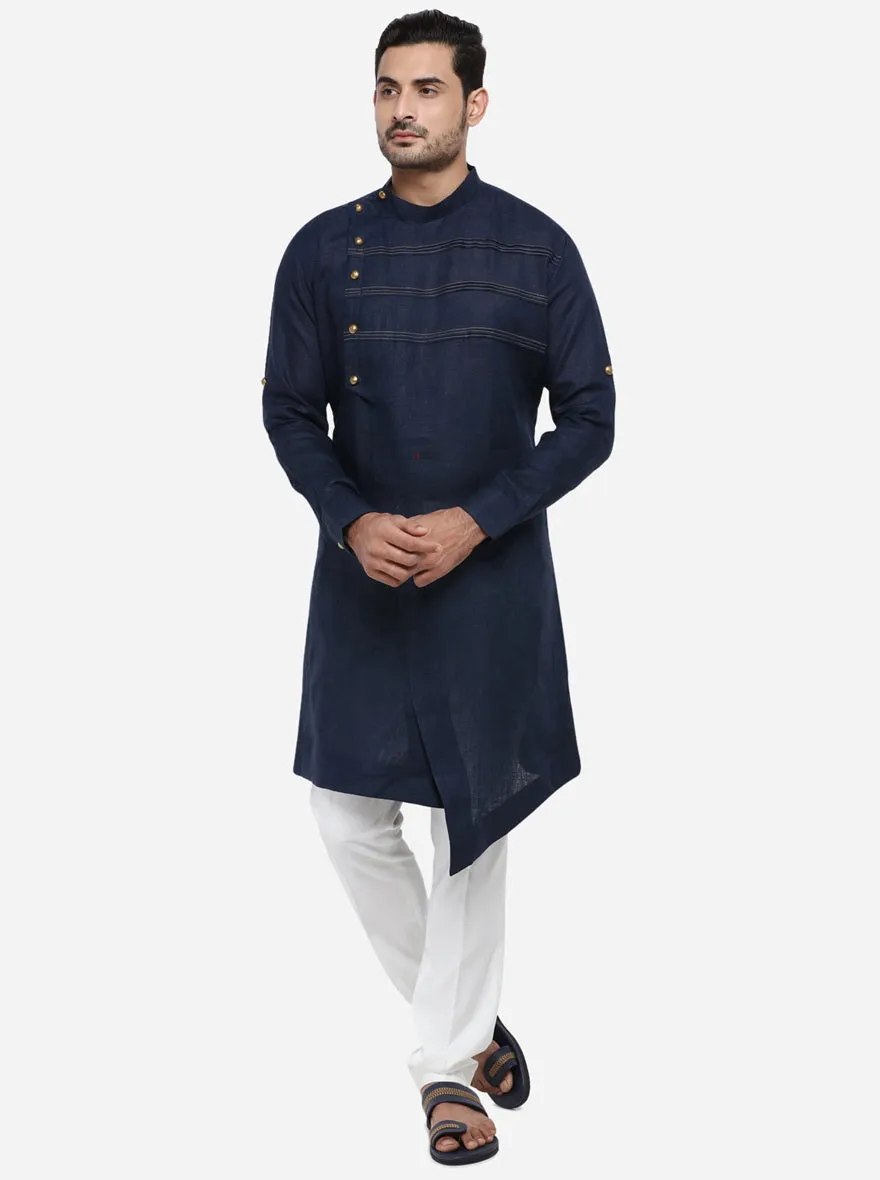 Dark Blue Kurta | Azania